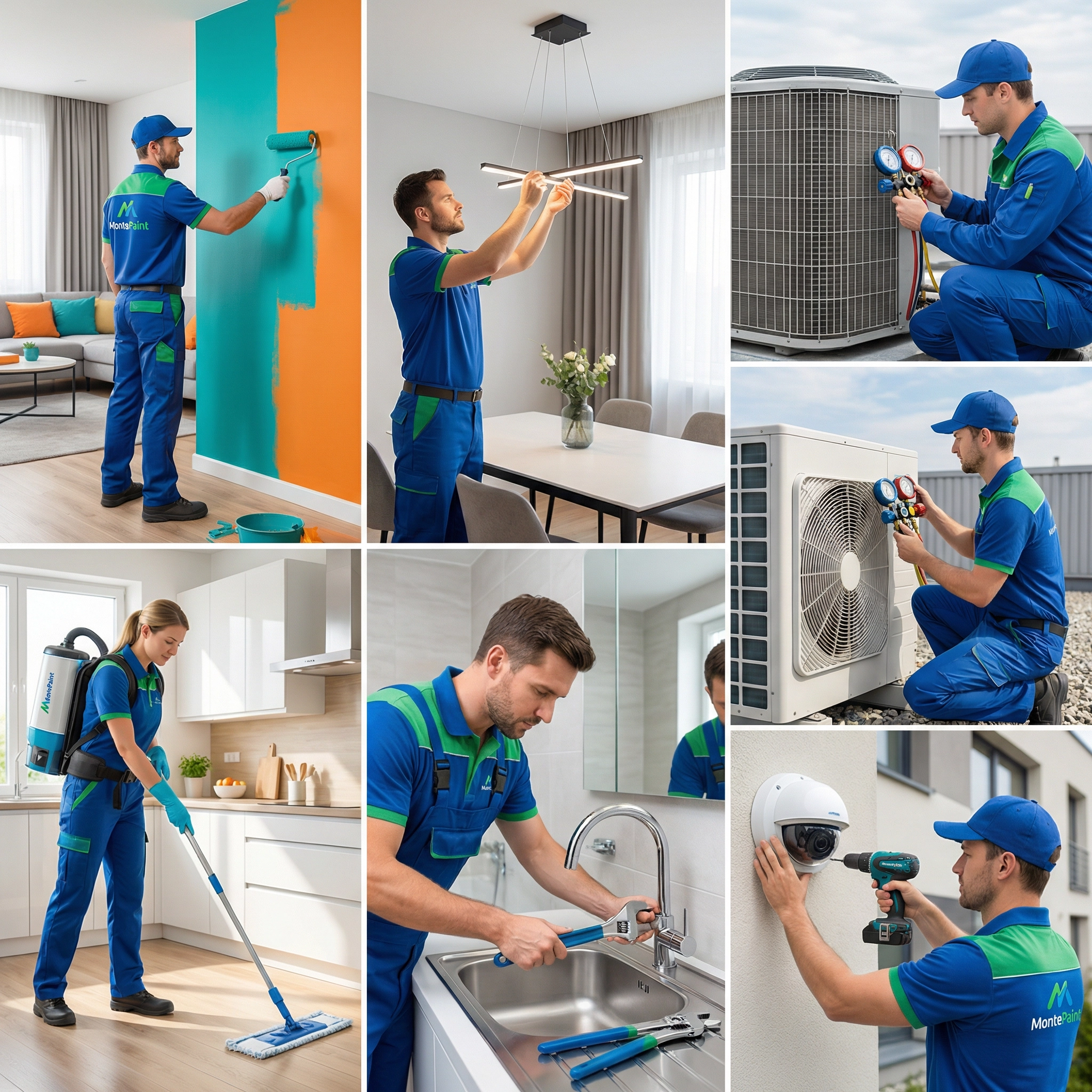 MontePaint professional team providing home maintenance services